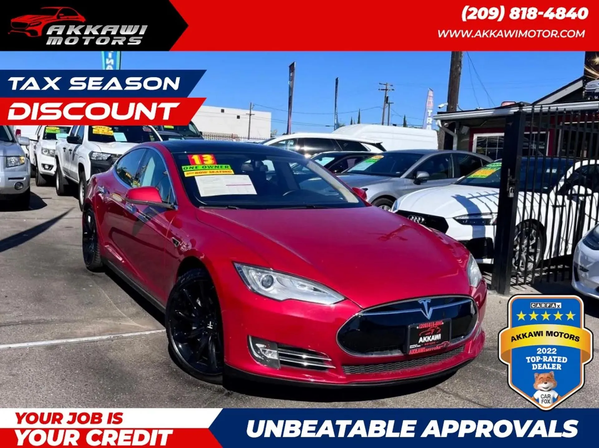2013 Tesla Model S w/DC Fast Charge